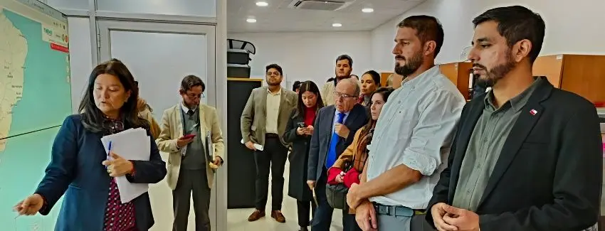 Comisión de Pesca de la Cámara de Diputadas y Diputados visitó el Centro de Control y Monitoreo de Sernapesca